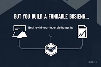design strategic business model canvas and investor pitch deck tailored