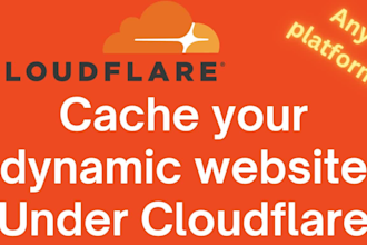 provide efficient dynamic website caching with cloudflare workers
