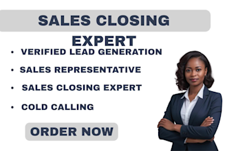 be your high ticket sales closer, telemarketing virtual assistant and sales rep