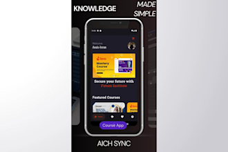develop healthcare, fitness, course mobile app developer using flutter