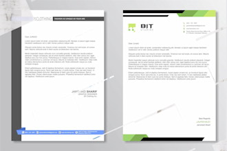 design professional letterhead for your business