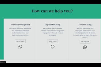 design responsive portfolio wordpress website with elementor