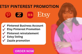do etsy pinterest zazzle redbubble promotion etsy VA