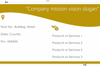 create editable business card templates