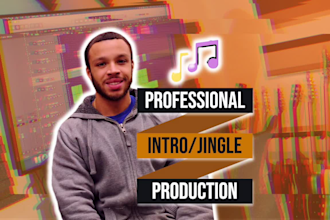 create intro music jingle for podcast, commercial, youtube