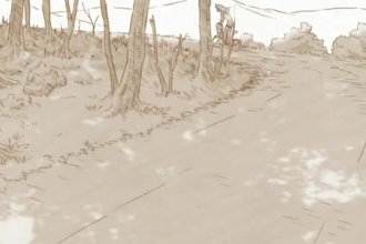 create hand drawn line art illustration and animation, 2d line art