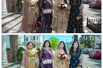 edit your wedding and event photos in photoshop and lightroom