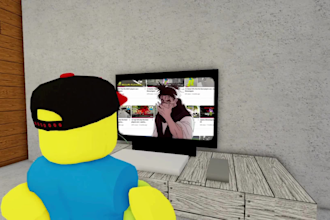 draw and rigg minecraft or roblox avatar