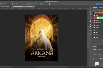 design fantasy or thriller book cover for KDP or print