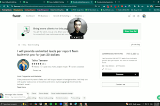 provide valid unlimited leads per report from builtwith pro for just 15 dollars