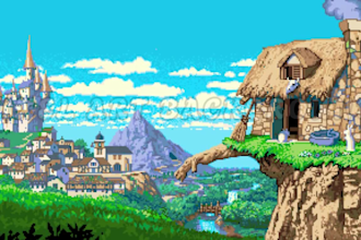 make pixel art background pixel art scenes game art pixel environment animation