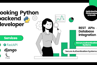 be your python, django, flask, fast API, ai and ml developer