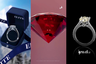 do 3d cgi product animation video industrial video 3d jewelry animation cinema4d