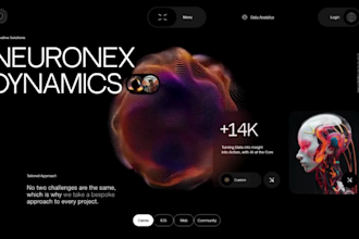 3d interactive website, figma to webflow, spline lottie animation webflow expert