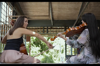 record audio of string duo top quality