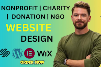 non profit website charity donation fundraising 501c3 crowdfunding ngo website
