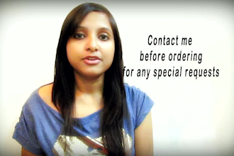 create a natural video testimonial in my super cool INDIAN accent