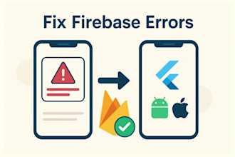 fix firebase auth and sdk errors in flutter apps
