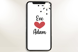 create animated wedding invitation video reel