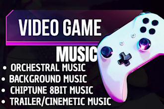 compose and produce epic cinematic music for film and video game chiptune 8 bit