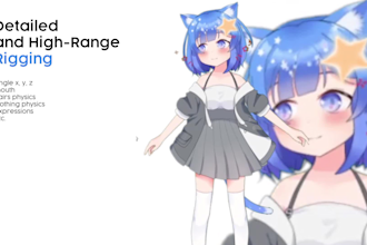 rig your vtube character into live2d