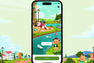 design a glamorous UI UX design for mobile and pc games