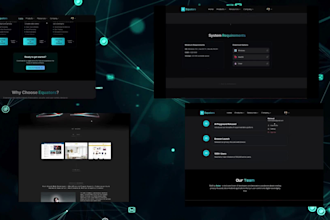 develop and deploy an website with a custom admin panel