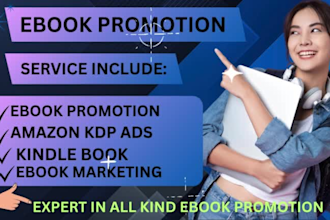 run amazon kdp ads promote your book to over 50m book readers and increase sale