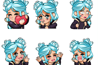 create custom chibi twitch emotes and sub badges in bulk