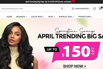 hair extension shopify store hair extension store hair website beauty store hair