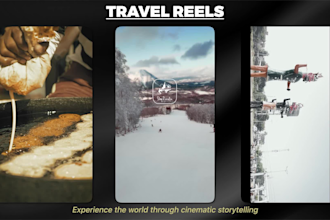 edit engaging vlog, travel instagram reels, tiktoks, and youtube shorts
