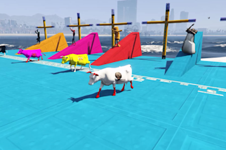record gta 5 spiderman cow video
