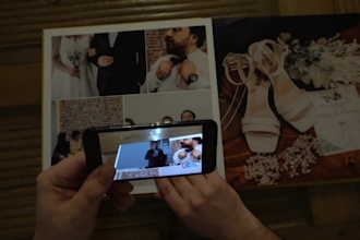 integrate your video message to your greeting cards , photos