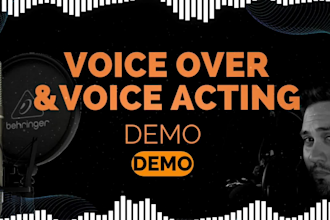 record a male voiceover in latin spanish in 24hs