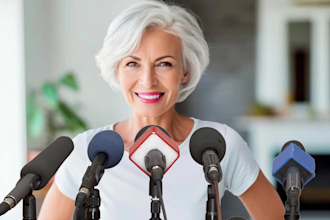 record a mature and wise female voiceover