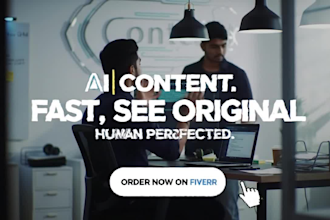 deliver premium ai content writing with SEO optimization and fast turnaround