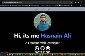 make a landing page using react and tailwind and bootstrap