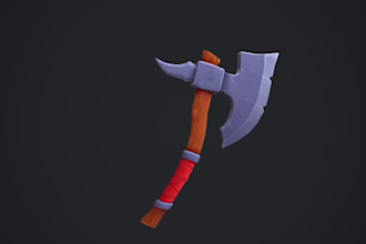 model a 3d asset, prop or a weapon for you