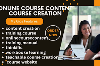 online course content, course creation, kajabi, lesson plans, course curriculum