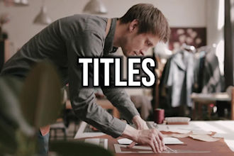 do professional video editing for you and your business