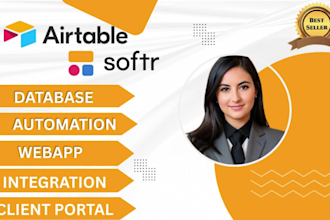 be your airtable, airtable database, automation, interface, softr webapp expert