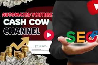 automated youtube cash cow video, cash cow channel, cash cow