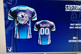 create custom sublimation jersey design