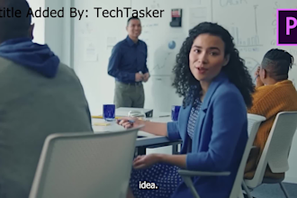 professionally create english subtitles and caption for your video