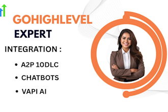 be your gohighlevel automation vapi ai a2p 10dlc virtual assistant funnel expert