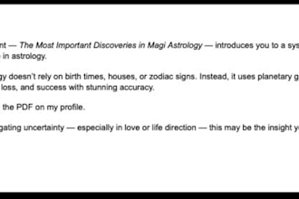 create magi astrology reports for love and money