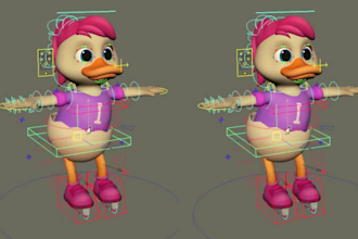 do 3d character rigging on blender 3d animation 3d blender rigging for you