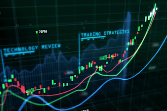 create 4k crypto trading video intro with custom texts and logo