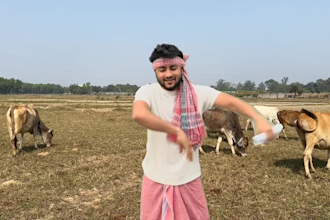 be your funny spokesperson as an indian farmer