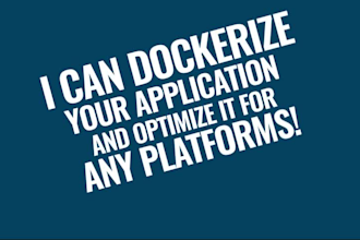 be your docker and kubernetes guy